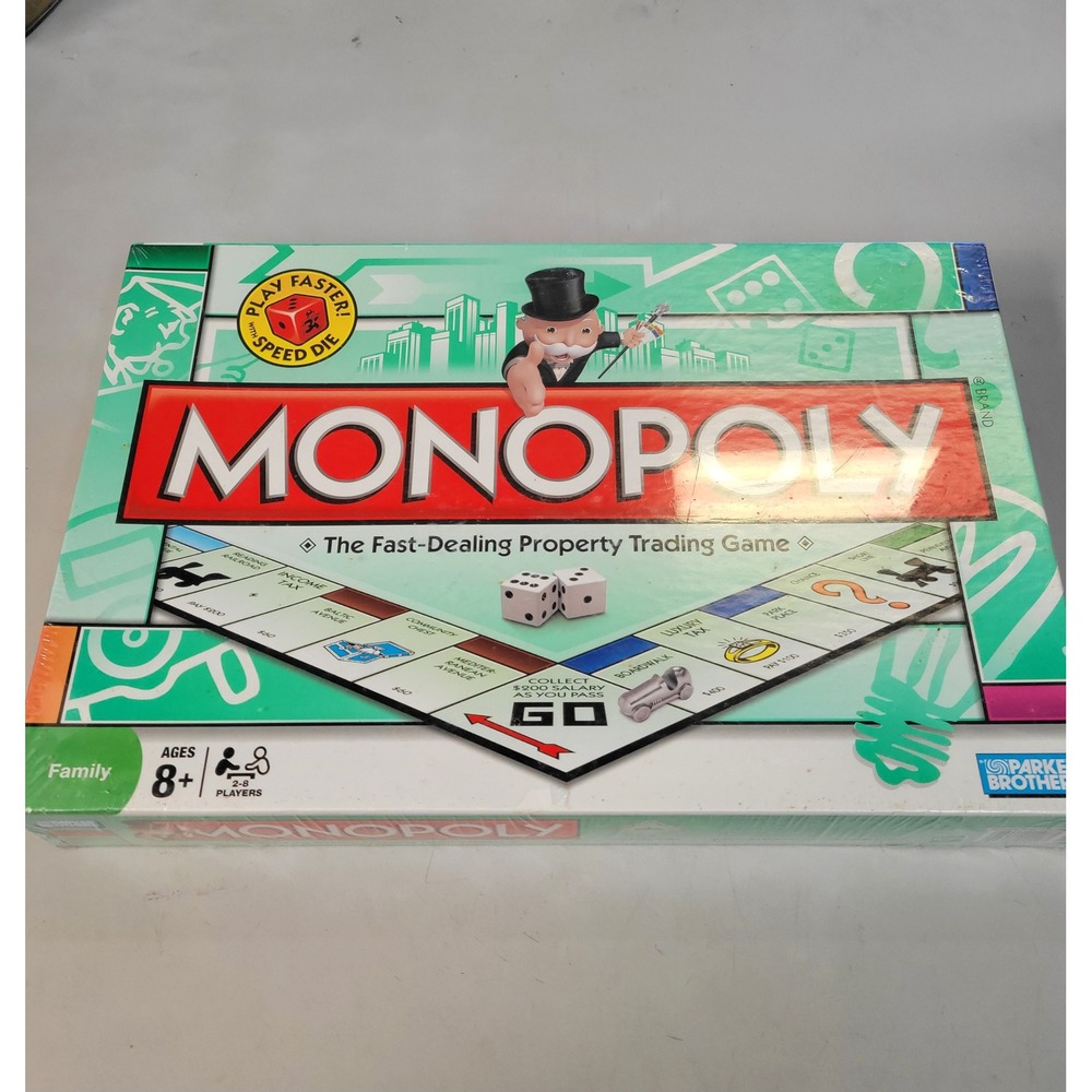 Monopoly‎ The Fast Dealing Property Trading Game 2008 Hasbro Parker Brothers